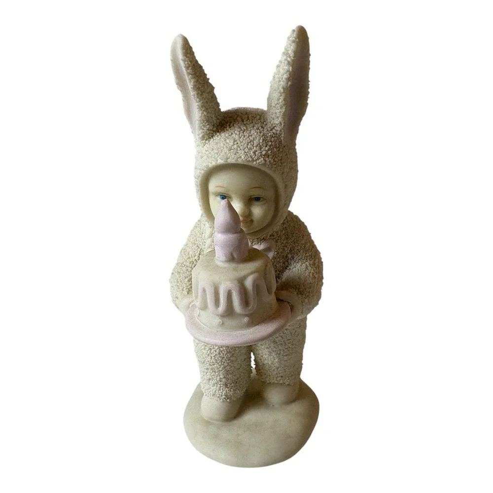 Vtg 1996 Dept 56 Snowbabies Bunny 